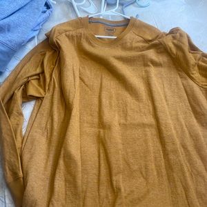 Heather yellow sweater